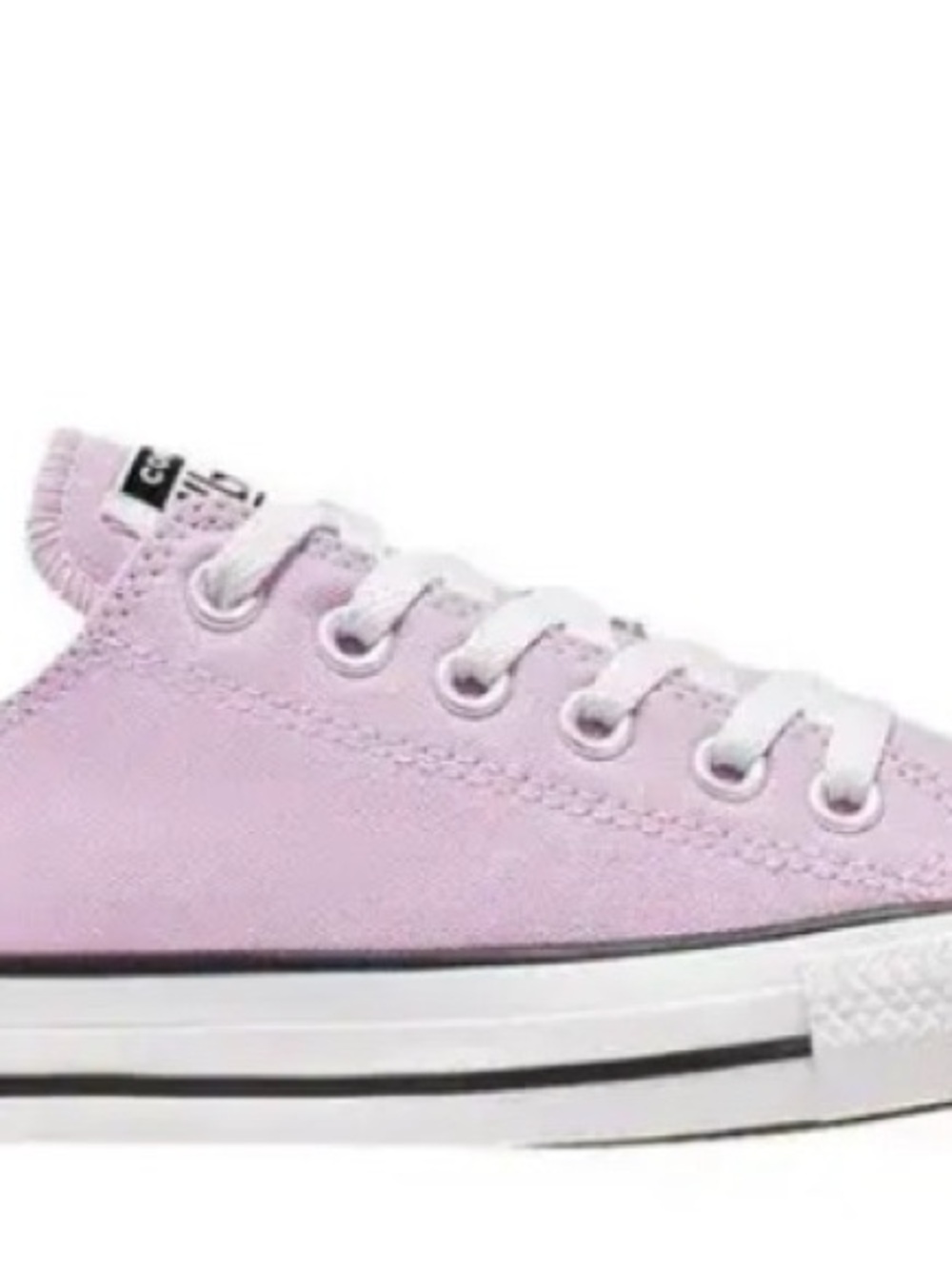 Canvas Low-Top Athletic Sneakers - Light Pink